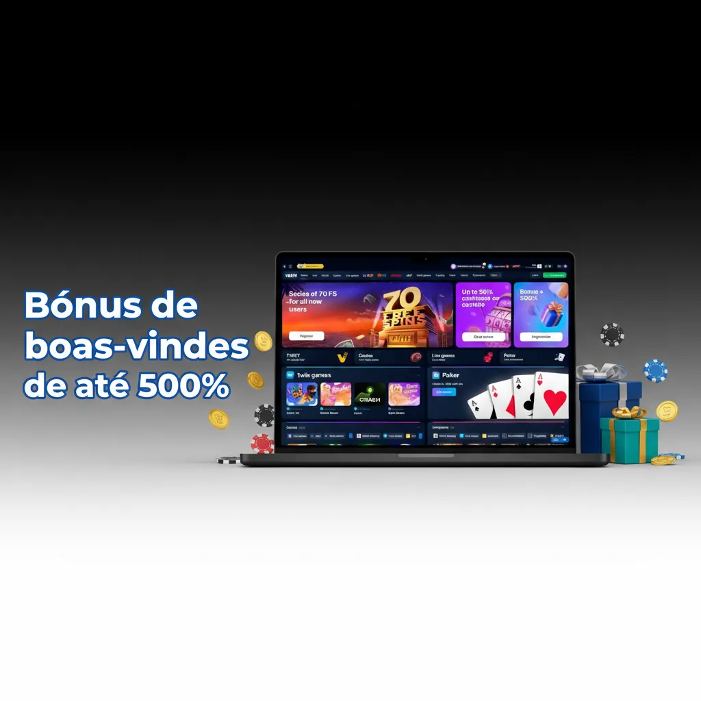 Bônus de boas‑vindas até 500% (até R$ 5.000) nos primeiros depósitos para cassino, slots, ao vivo e apostas.