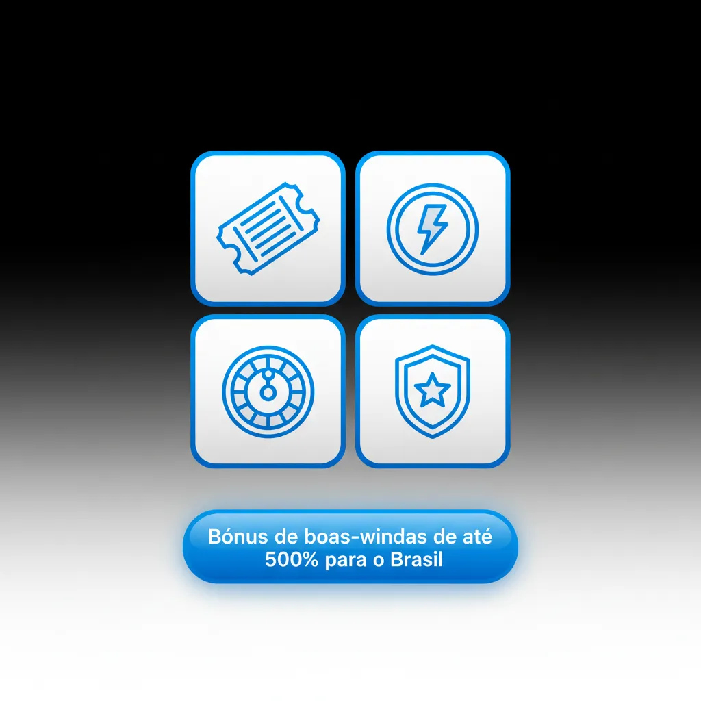 Banner promocional de boas-vindas no Brasil: até 500% em bônus para cassino e apostas esportivas.