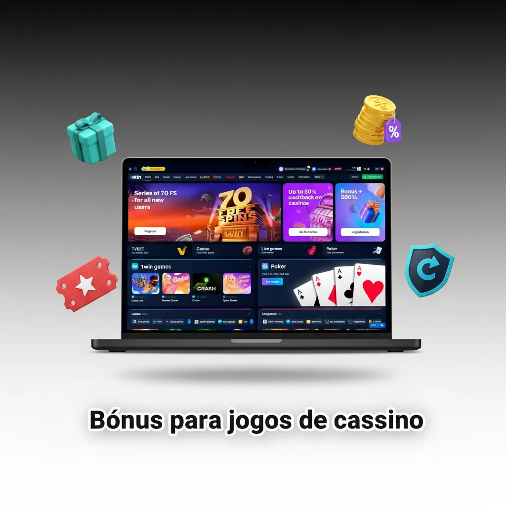 Banner de promoções de cassino: rodadas grátis semanais, cashback diário, bônus de recarga e torneios de slots.