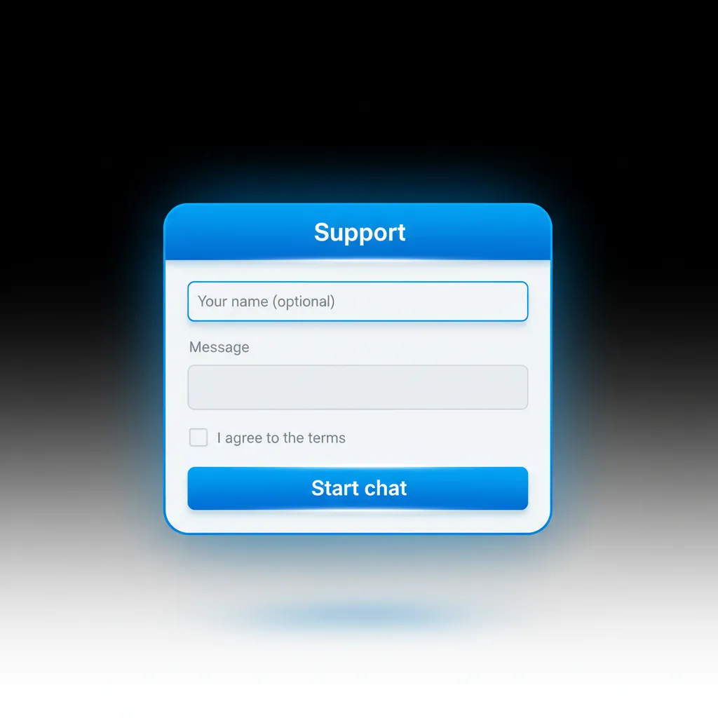 Suporte 24/7 em português com chat ao vivo, e-mail, FAQ e notificações, acessível em qualquer dispositivo