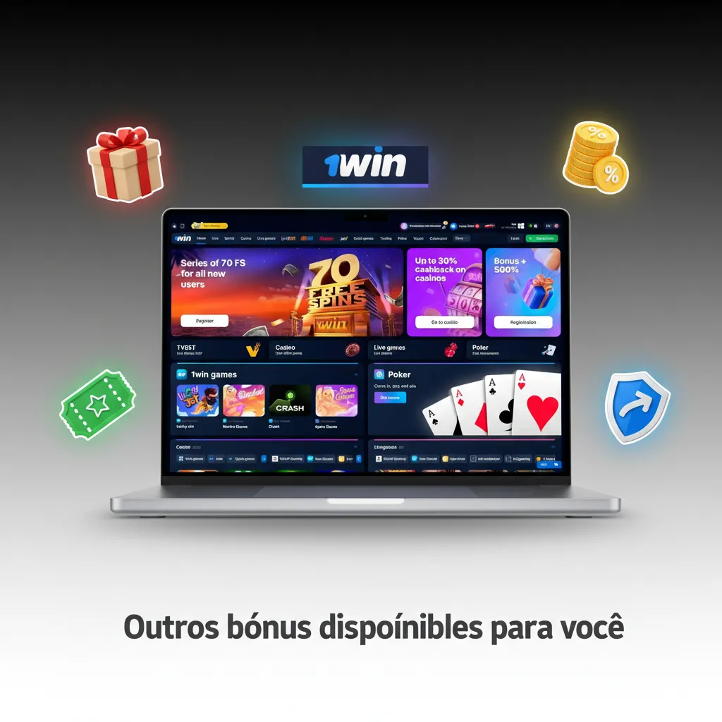Outros bônus disponíveis: bônus de recarga, giros grátis, cashback, freebet, boost e promoções sazonais por códigos.