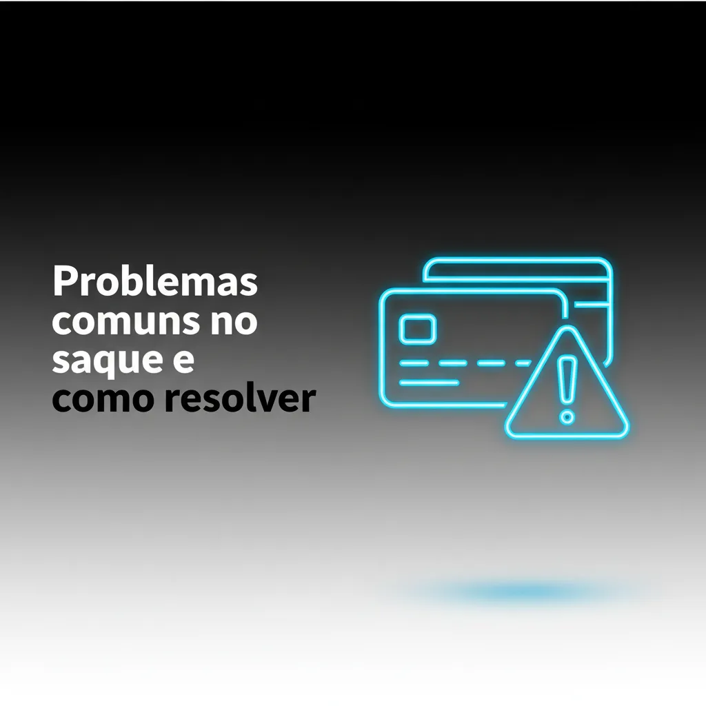 Infográfico: problemas comuns no saque e soluções — KYC, dados bancários, bônus, limite, atrasos, moeda/carteira e Pix.