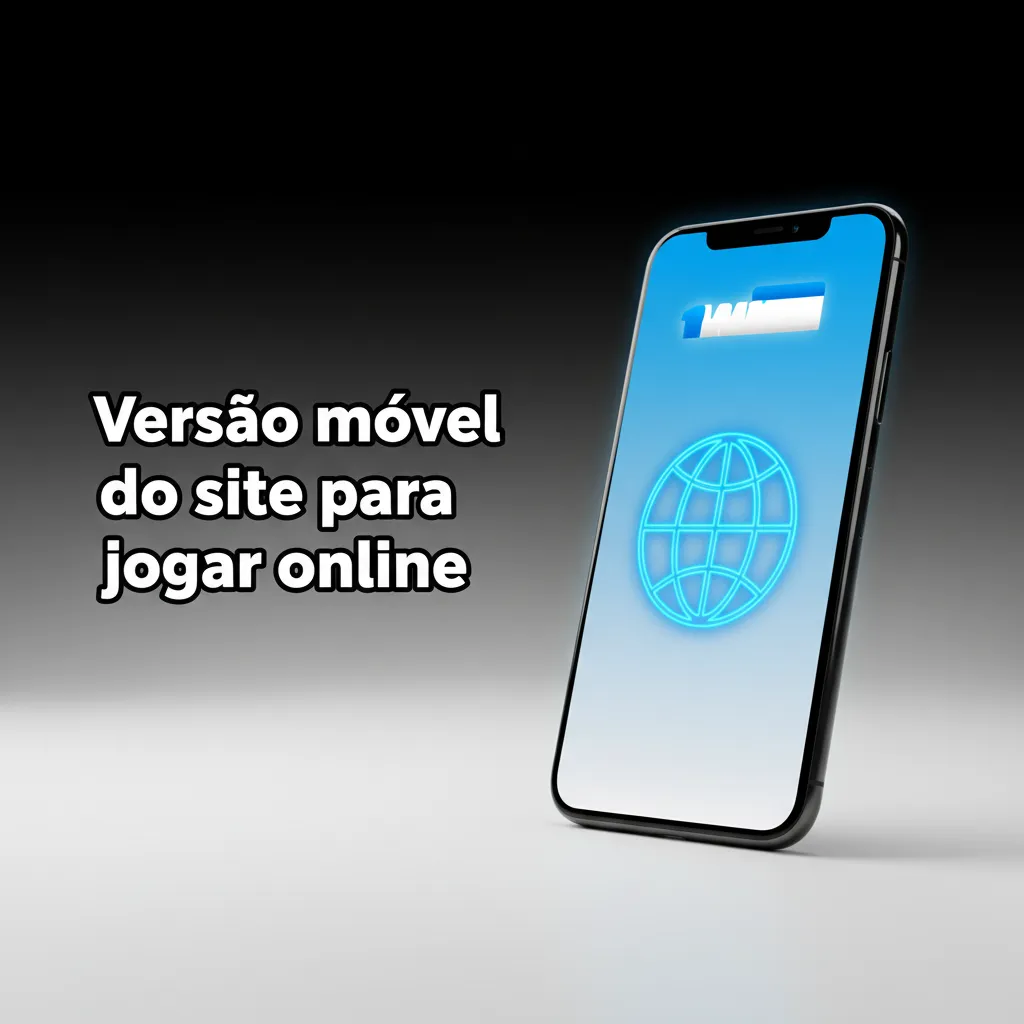 Tela de smartphone exibindo site móvel de apostas e cassino, com caixa e suporte no navegador, sem instalar app.
