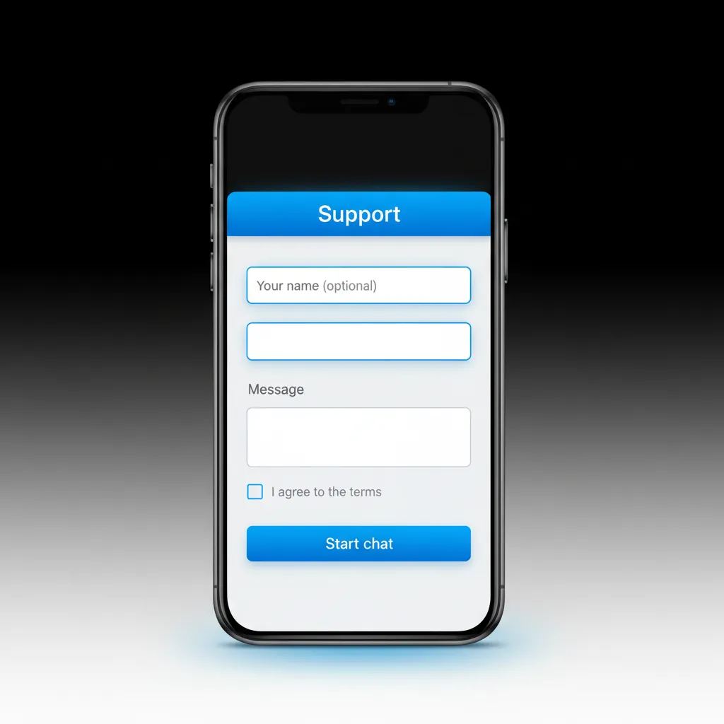 Atendimento ao cliente 1win no celular: chat ao vivo 24h, e-mail para verificação/pagamentos e FAQ com artigos.