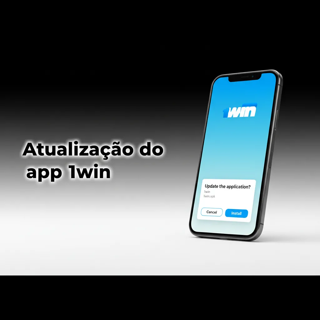 Smartphone com atalho PWA do 1win; atualizações automáticas, sempre a versão mais recente, sem downloads.