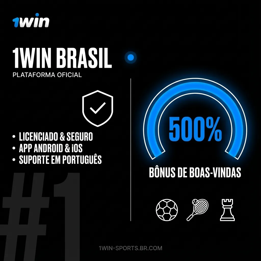 Site oficial da 1win Brasil - apostas esportivas e cassino online com bônus de 500%
