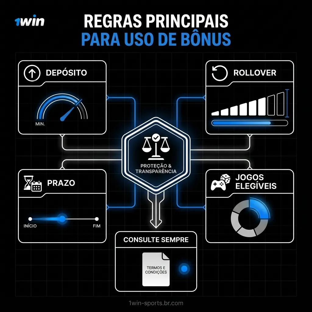 Termos e condições dos bônus promocionais da 1win