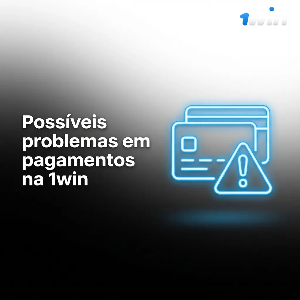 Ilustração de usuário enfrentando problemas de depósito e saque na 1win com ícones de alerta e tela de suporte