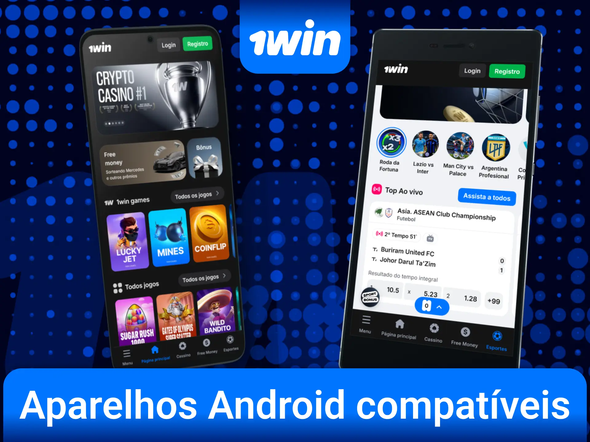 Verifique os dispositivos Android compatíveis e aproveite os recursos do app 1win.