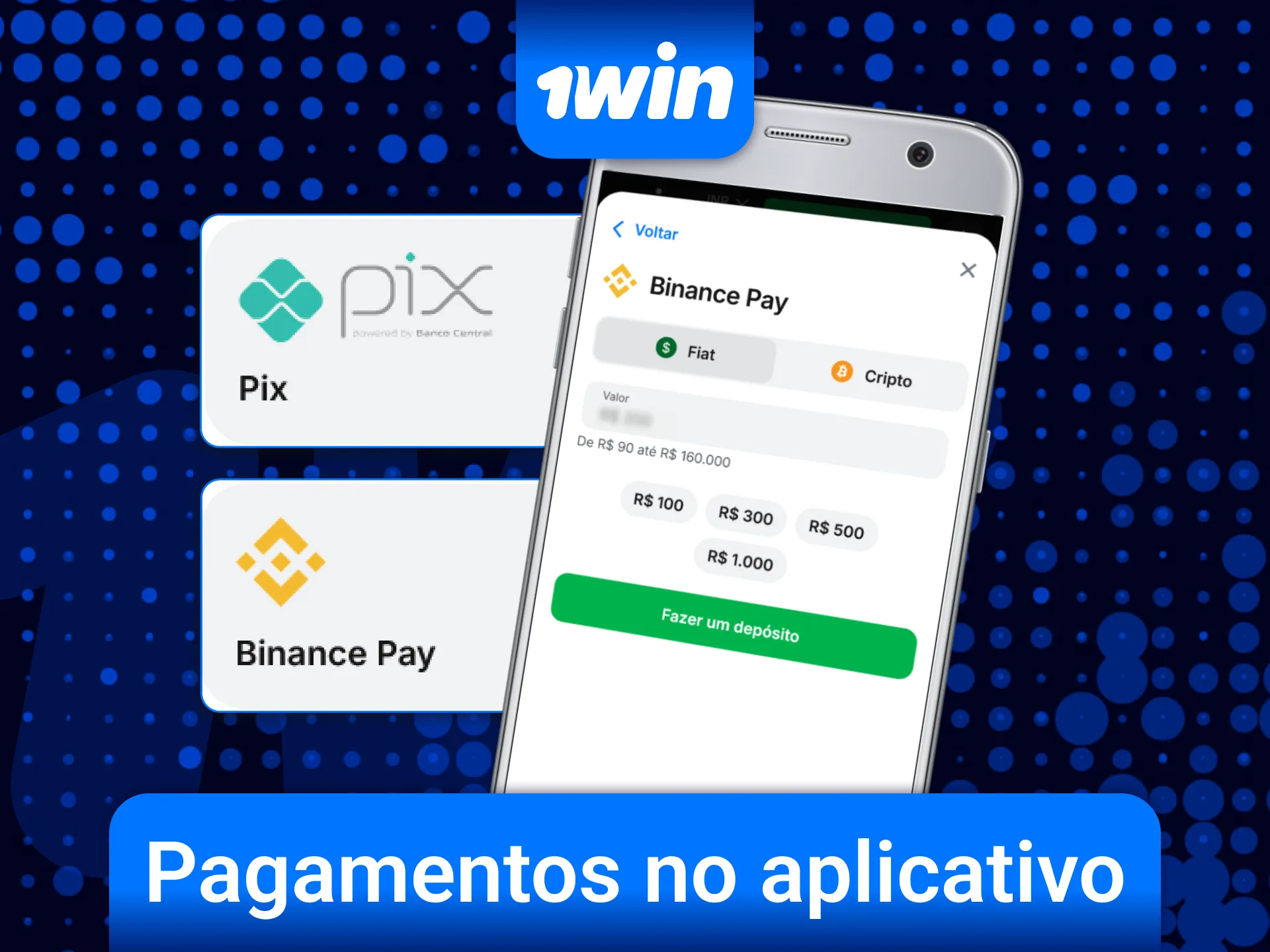 fetue pagamentos rápidos no app 1win Brasil e comece a jogar imediatamente.