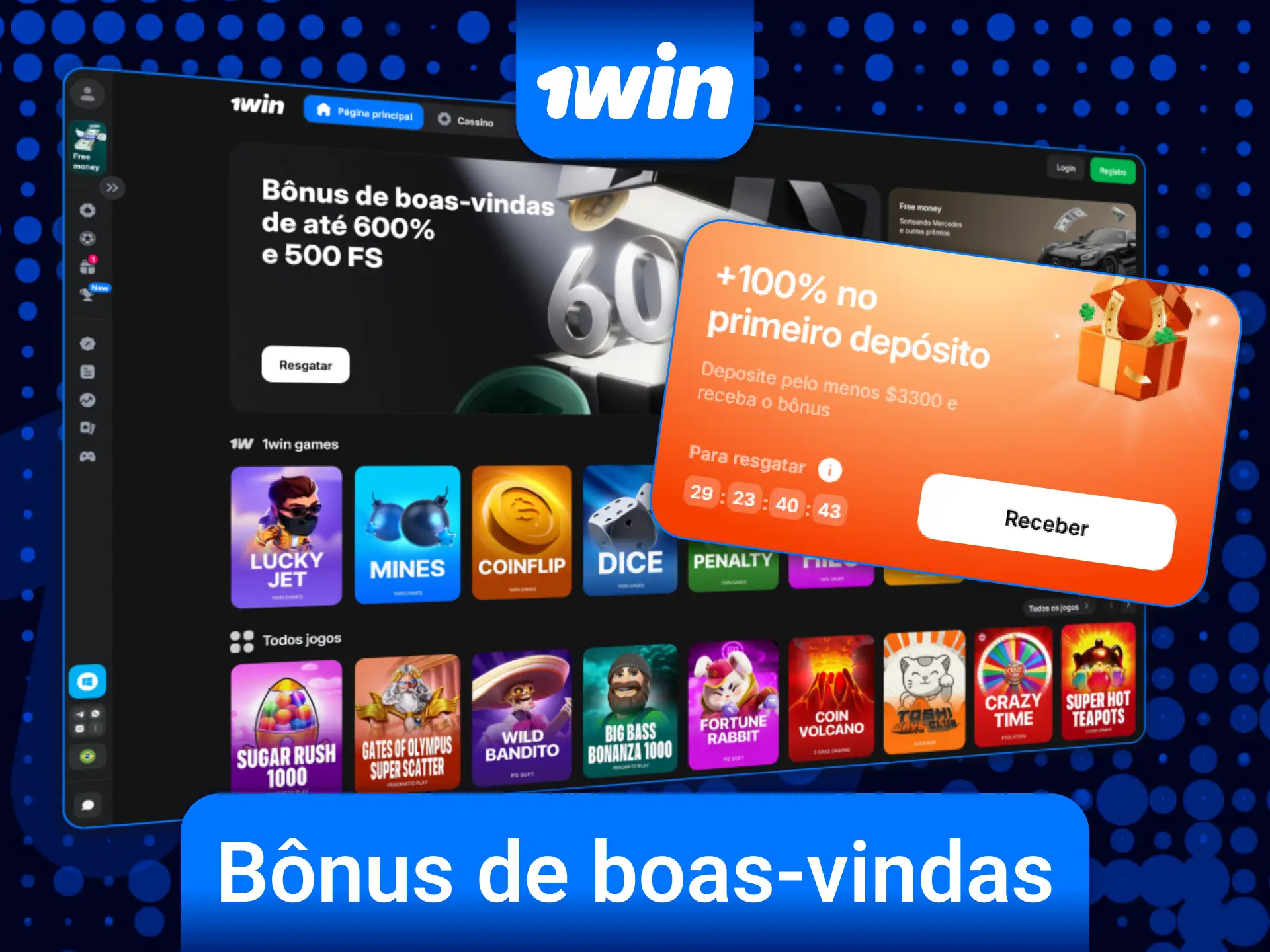 Ative seu bônus de boas-vindas na 1win e comece a faturar agora mesmo.
