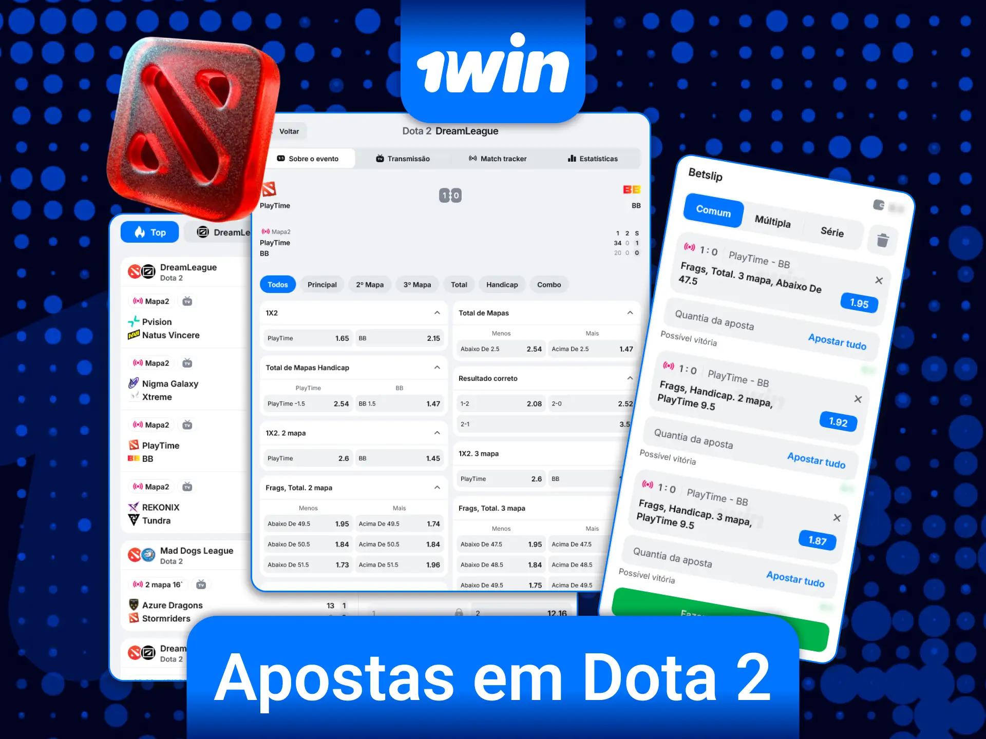 Faça suas apostas em Dota 2 na plataforma 1win e aproveite as melhores odds.