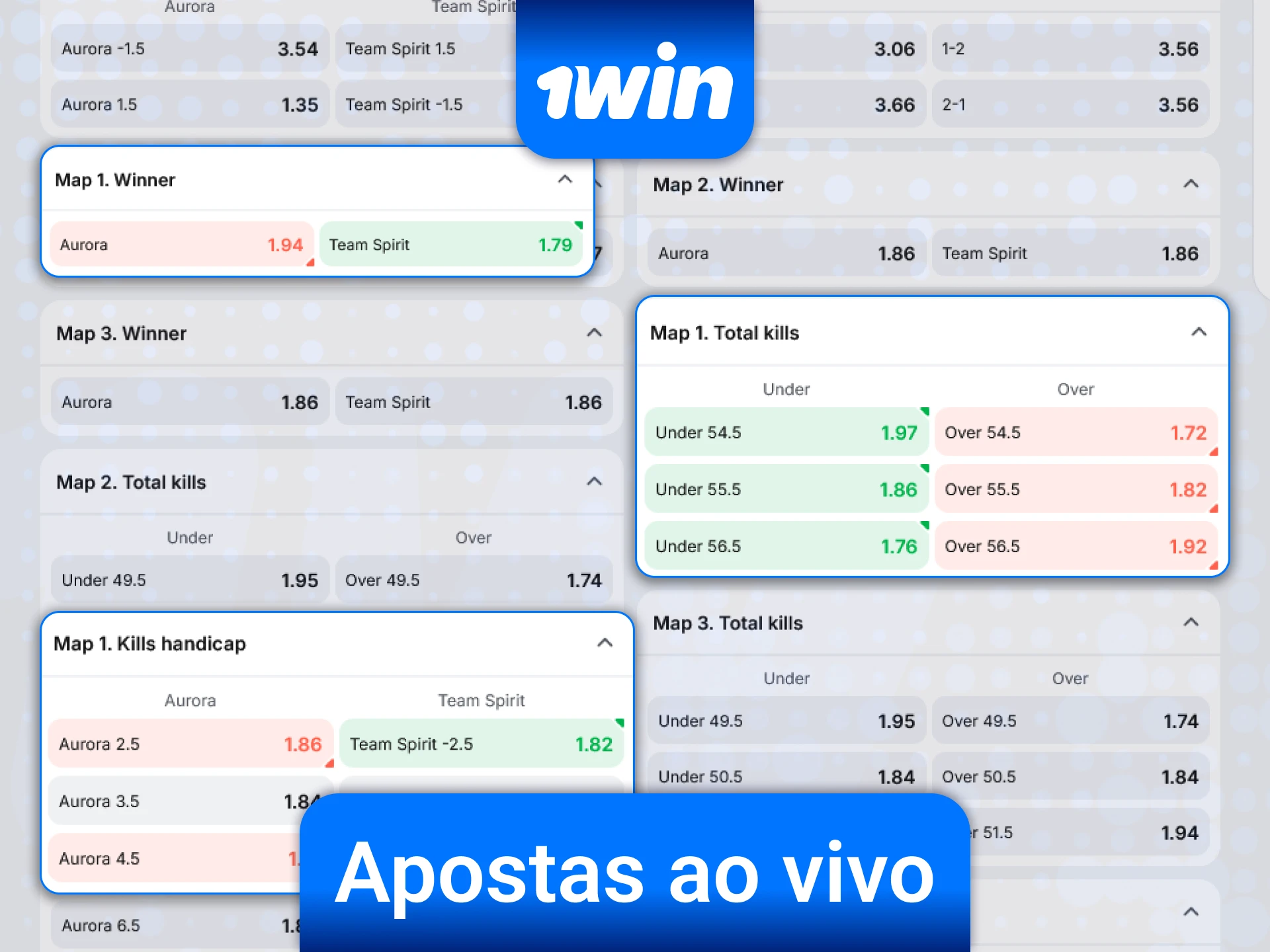 Faça apostas online ao vivo na 1win Brasil e aproveite as odds em tempo real.
