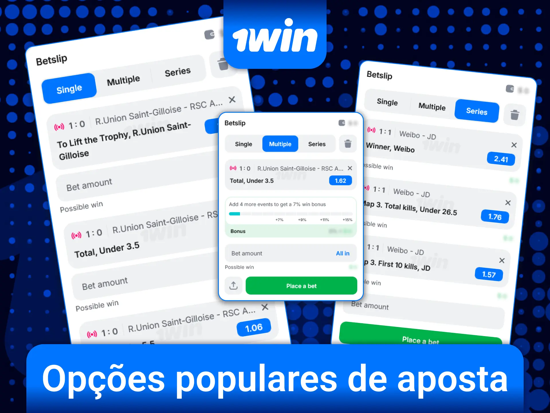 Descubra as opções mais populares e diversificadas para fazer apostas online na 1win Brasil.