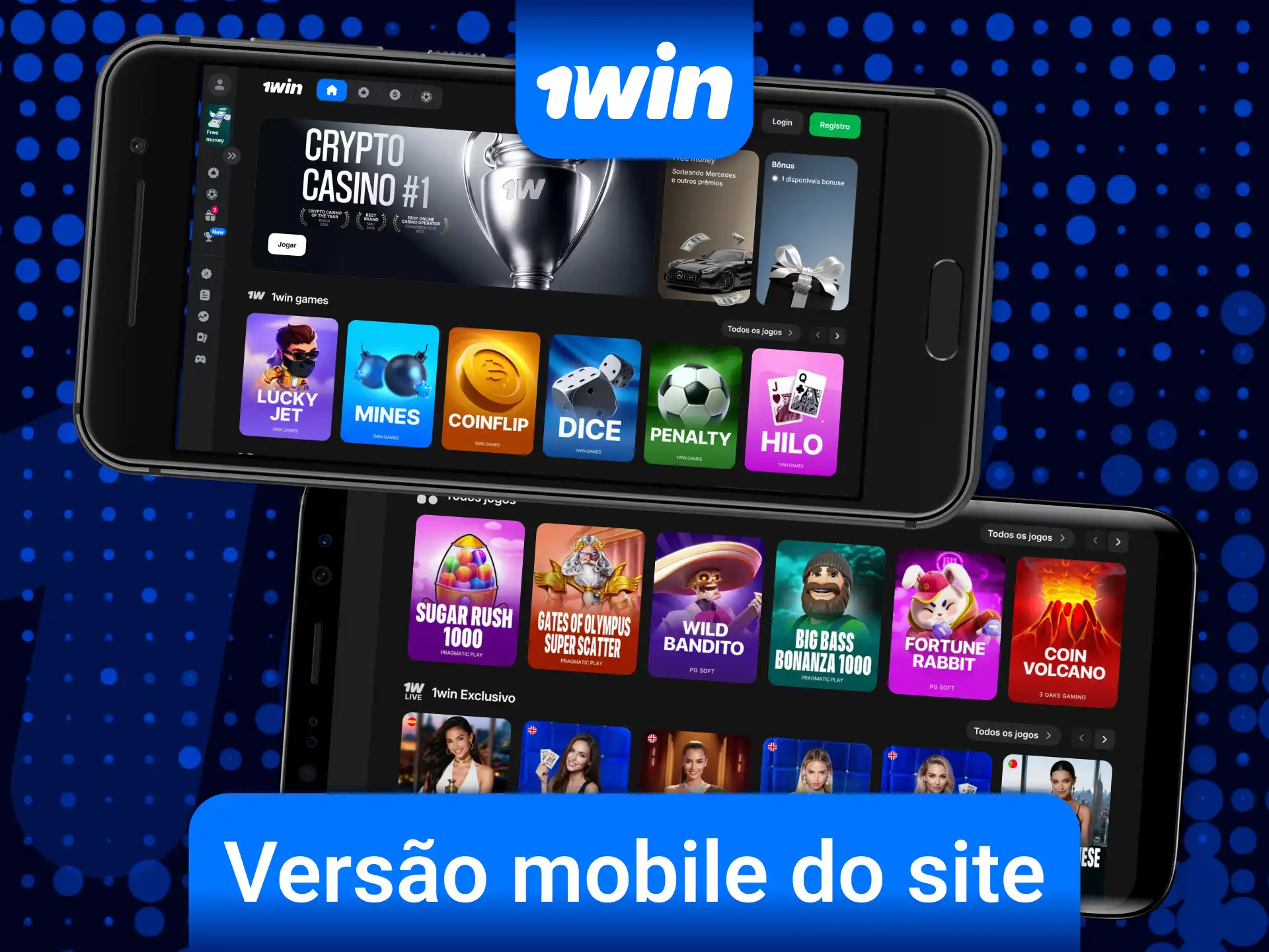 Acesse a versão mobile da plataforma oficial 1win Brasil para fazer apostas online com praticidade.