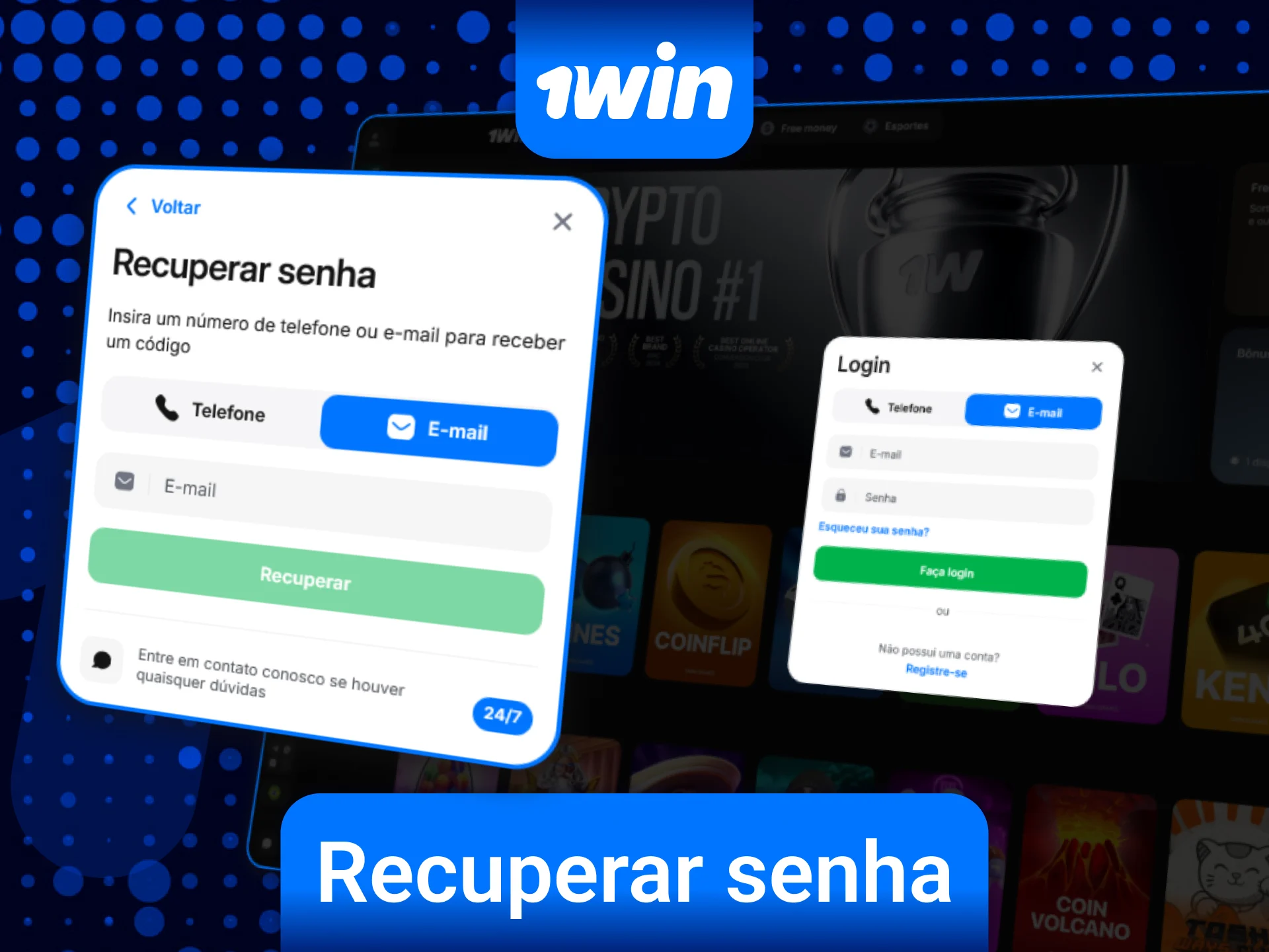 Aprenda a recuperar a senha de acesso da sua conta 1win.