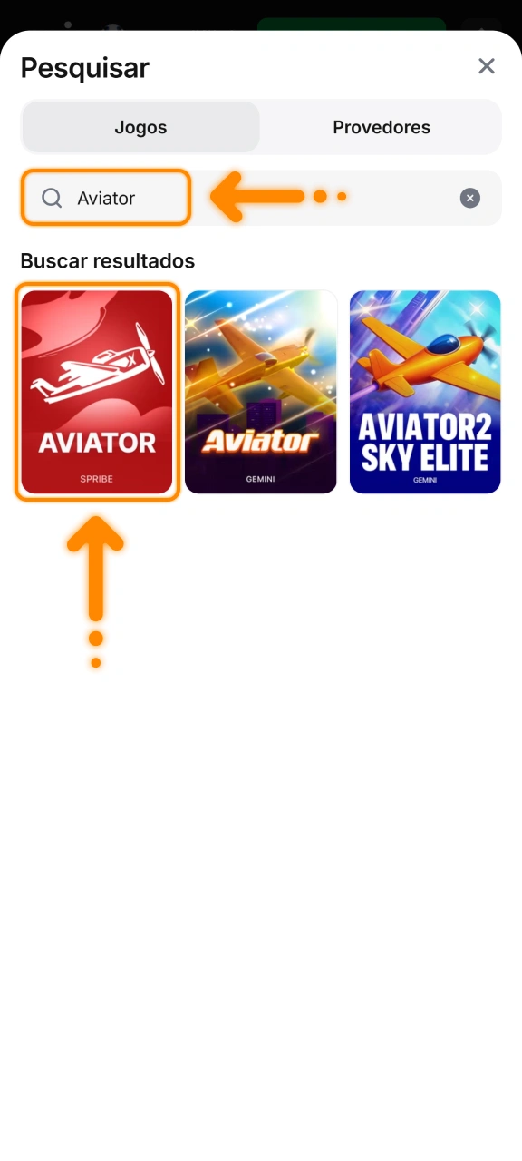 Localize o famoso jogo Aviator no menu principal da 1win.