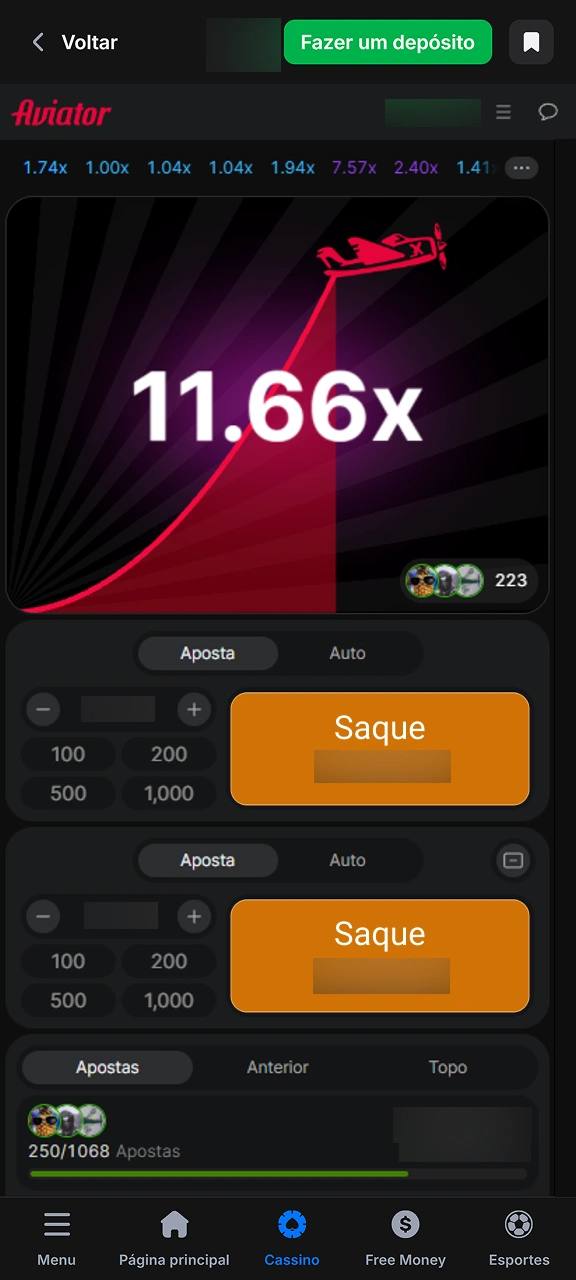 Retire seus ganhos antes do avião voar longe no Aviator da 1win.