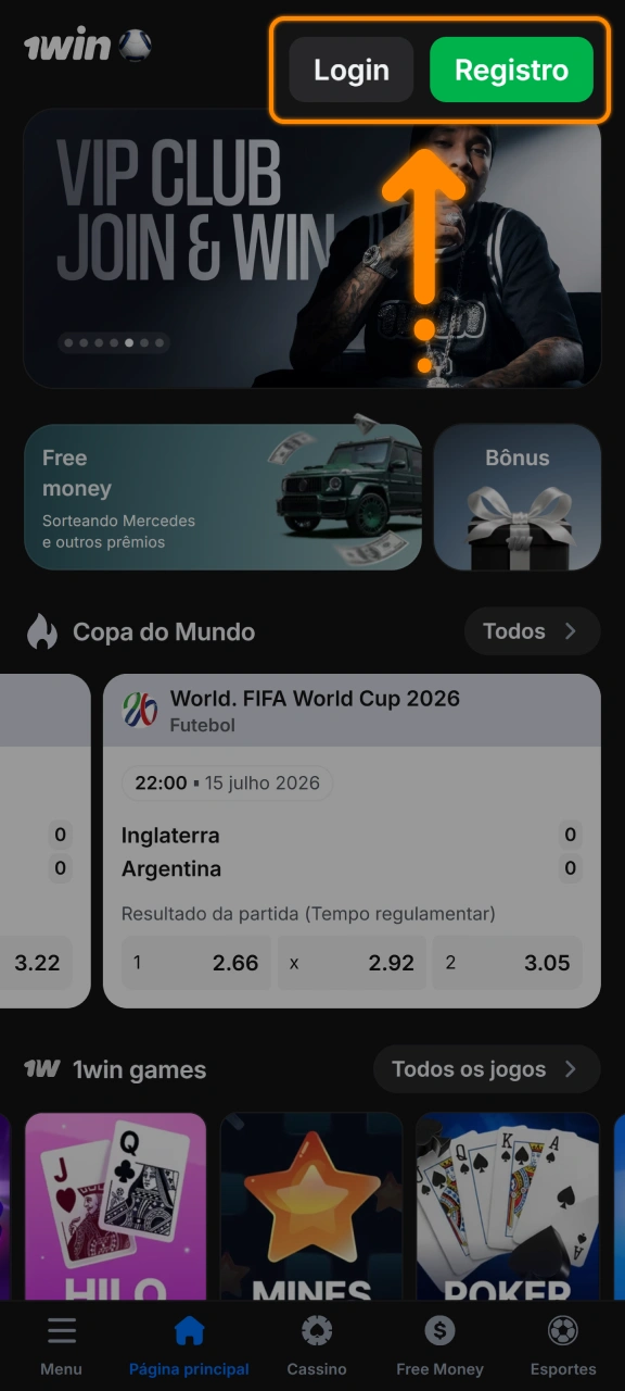 Registre seu perfil na 1win e garanta acesso a vantagens exclusivas.