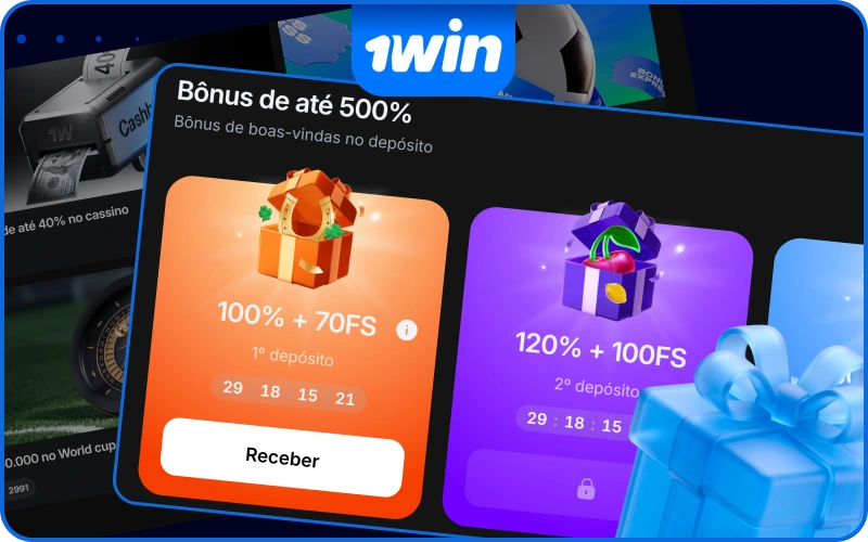 Deposite em Reais na 1win para destravar bônus inicial e giros grátis.