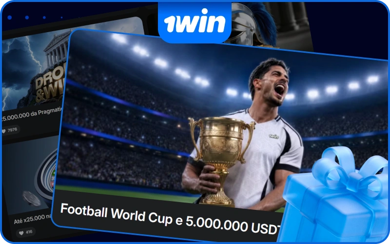 Aposte no torneio mundial de futebol diretamente na plataforma 1win.