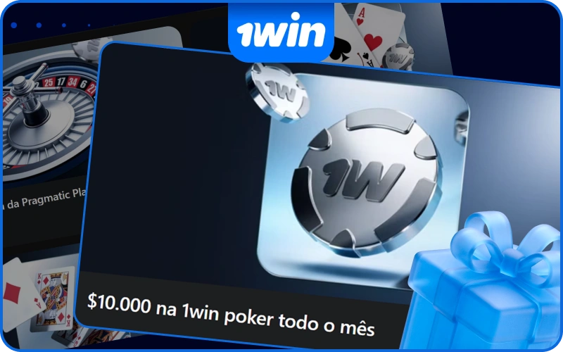 Dispute a grande premiação mensal do festival de poker na 1win.