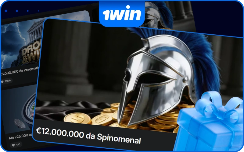Gire os rolos dos slots Spinomenal e dispute prêmios na 1win.