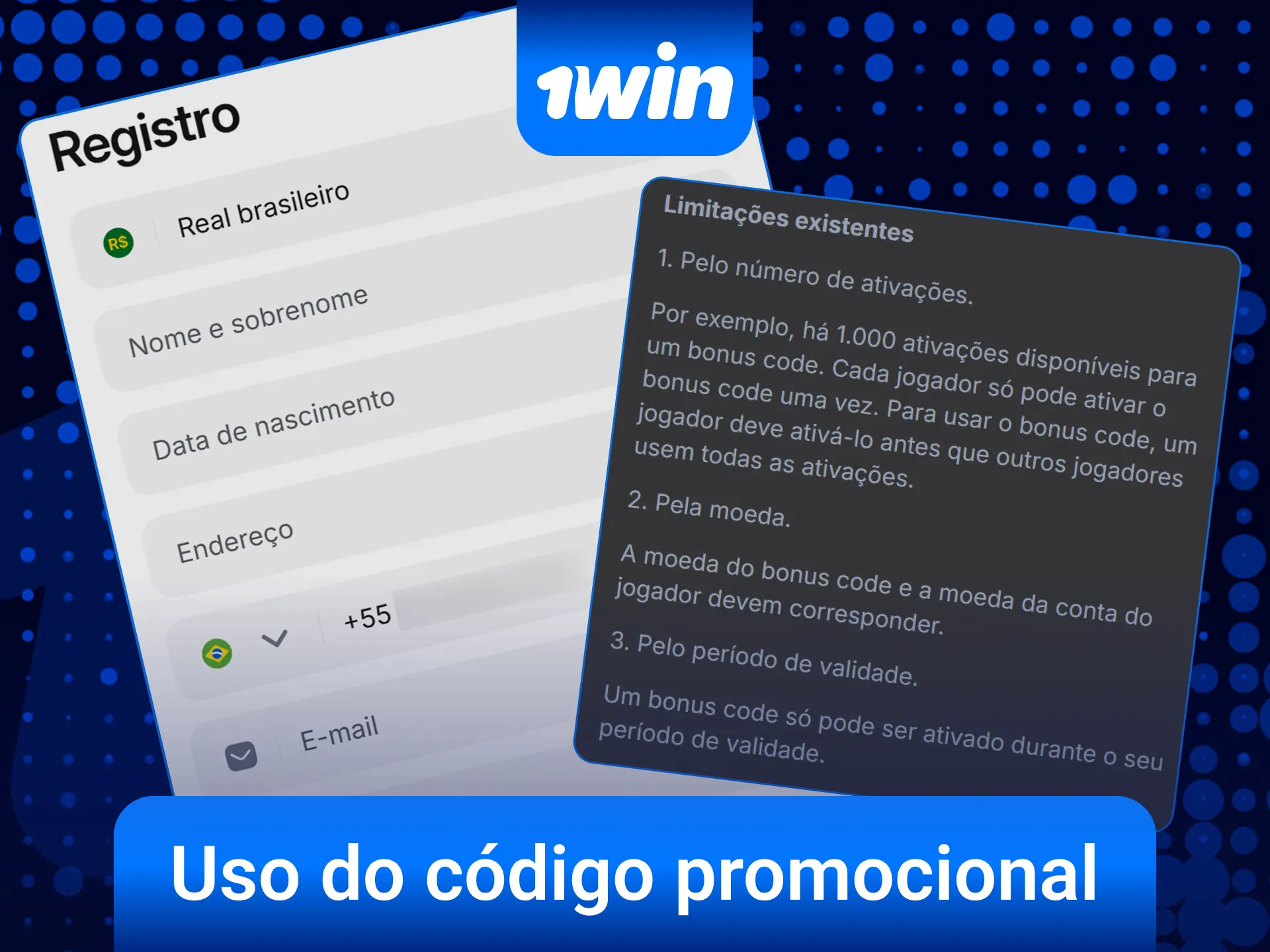Consulte as diretrizes necessárias para liberar suas ofertas especiais na 1win.