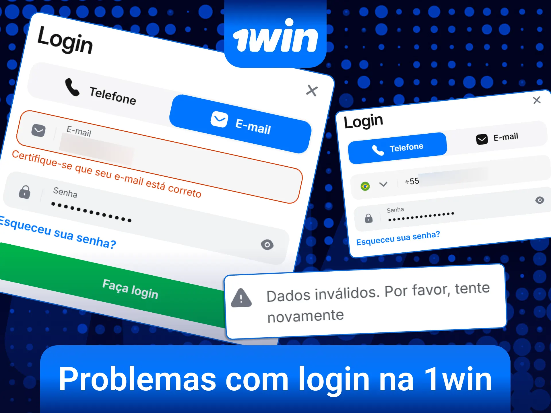 Solucione erros de login rapidamente seguindo as orientações da 1win.