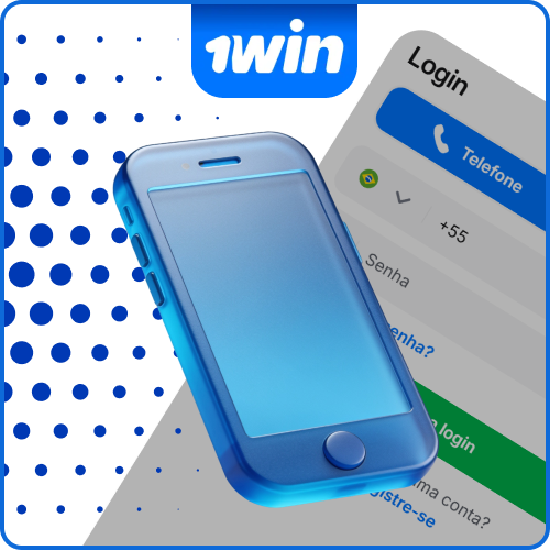 Utilize seu número de celular para acessar sua conta na 1win.