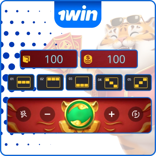 Escolha seus limites de aposta no Fortune Tiger dentro da 1win.