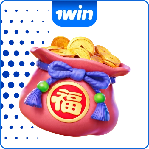 Abra o saco cheio de moedas no Fortune Tiger da 1win.