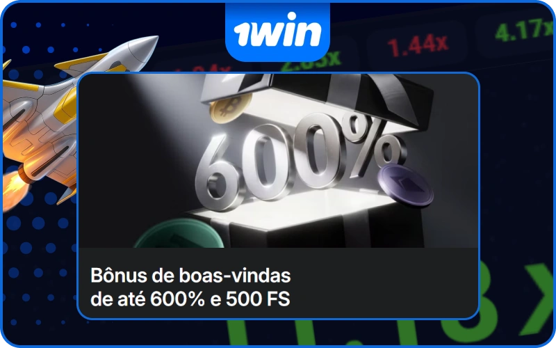 Resgate o bônus inicial da 1win para faturar alto no JetX.