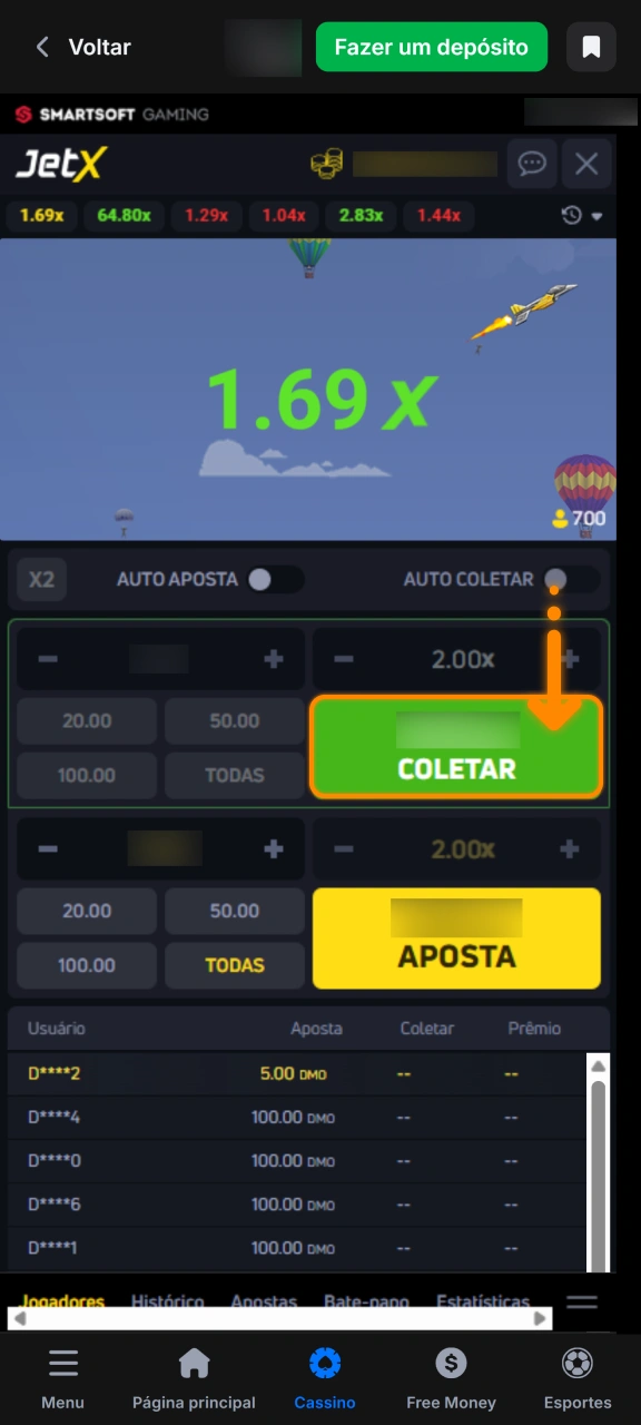 Retire seus ganhos no JetX da 1win antes da explosão acontecer.