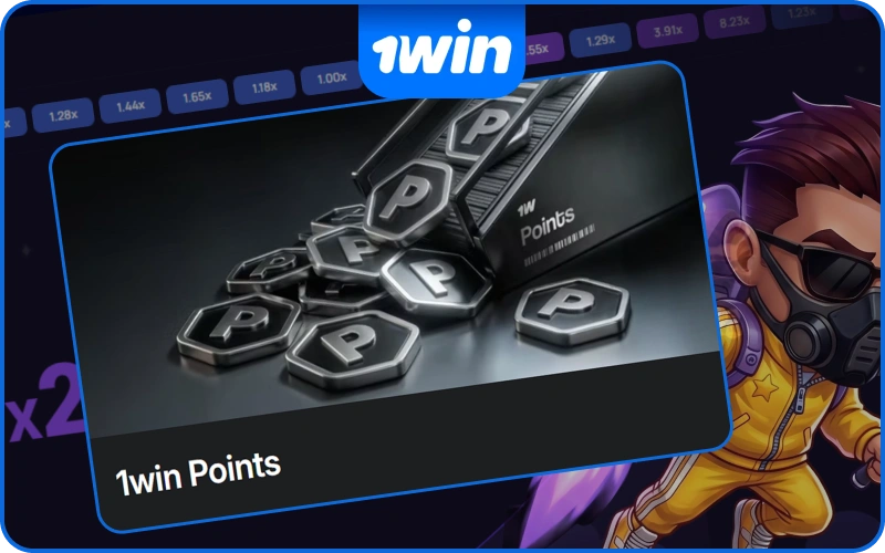 Troque seus pontos por saldo para jogar Lucky Jet na 1win.